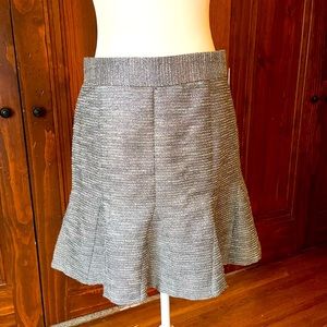 Banana Republic Tweed Metallic Tulip Skirt Size 4